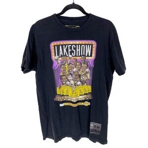 Mitchell & Ness LA Lakers 80 90s Team Lake Show Hardwood Classics T-Shirt M (A4)